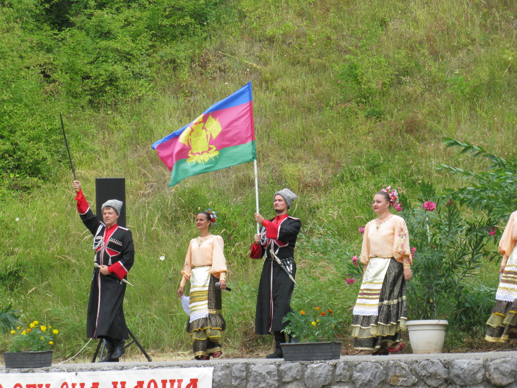 Казаки из Москвы в Миливе 30.07.2013 года